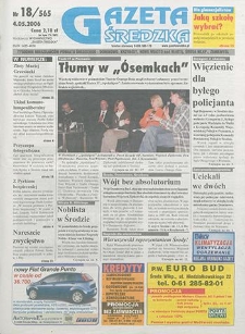 Gazeta Średzka 2006.05.04 Nr18/565