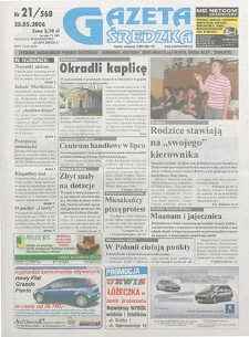 Gazeta Średzka 2006.05.25 Nr21/568