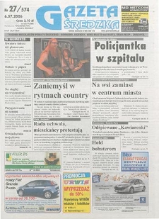 Gazeta Średzka 2006.07.06 Nr27/574