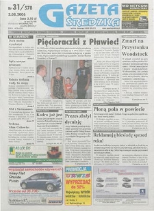Gazeta Średzka 2006.08.03 Nr31/578