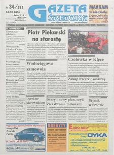 Gazeta Średzka 2006.08.24 Nr34/581