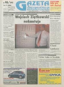Gazeta Średzka 2006.11.16 Nr46/593