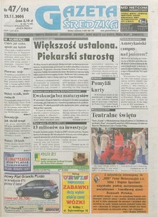 Gazeta Średzka 2006.11.23 nr47/594