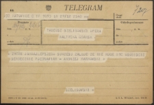 [Telegram] : do Tadeusza Szeligowskiego : [5]