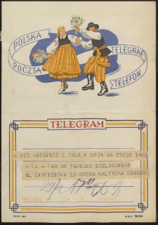 [Telegram] : do Tadeusza Szeligowskiego : [11]