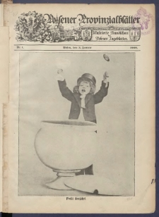 Posener Provinzial-Bl&auml;tter 1909.01.03 Nr1
