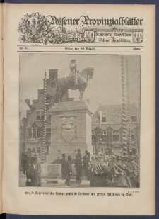 Posener Provinzial-Bl&auml;tter 1909.08.22 Nr34
