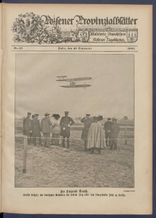 Posener Provinzial-Bl&auml;tter 1909.09.12 Nr37