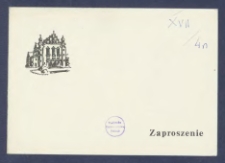 Zaproszenie : [Incipit:] Uprzejmie zapraszam na kolejny Koncert Noworoczny Ch&oacute;ru Akademickiego UAM dla społeczności uniwersyteckiej kt&oacute;ry odbędzie się 24 stycznia 1990 r. o godzinie 18.00 w Auli UAM