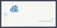 Zaproszenie [Incipit:] Rektor i Senat Uniwersytetu im. Adama Mickiewicza w Poznaniu Dziekan i Rada Wydziału Neofilologii oraz Rada Naukowa Instytutu Filologii Germańskiej mają zaszczyt zaprosić na uroczystość nadania tytułu doktora honoris causa dr. Klausowi Staemmlerowi znakomitemu tłumaczowi literatury polskiej [...] : uroczystość odbędzie się dnia 5 marca 1993 r. [...]