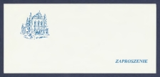 Zaproszenie : [Incipit:] Rektor i Senat Uniwersytetu im. Adama Mickiewicza w Poznaniu wraz z Rektorami Szk&oacute;ł Wyższych Miasta Poznania mają zaszczyt zaprosić na uroczystą inaugurację roku akademickiego 1995/96 [...] Uroczystość odbędzie się w dniu 2 października 1995 roku o godz. 10.00 w Auli Uniwersytetu im. Adama Mickiewicza w Poznaniu, ul. H. Wieniawskiego 1 : Uroczystość uświetni Ch&oacute;r Chłopięcy i Męski "Poznańskie Słowiki" dyryguje Maciej Wieloch