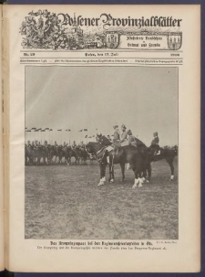 Posener Provinzial-Bl&auml;tter 1910.07.17 Nr29