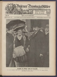 Posener Provinzial-Bl&auml;tter 1910.11.20 Nr47