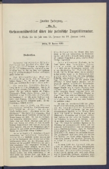 Gesamt&uuml;berblick &uuml;ber die Polnische Tagesliteratur 1893.01.23 R.2 Nr3