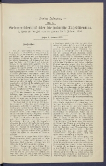 Gesamt&uuml;berblick &uuml;ber die Polnische Tagesliteratur 1893.02.06 R.2 Nr5