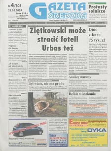 Gazeta Średzka 2007.01.25 Nr4/603