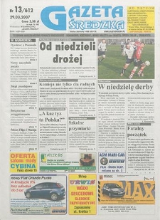 Gazeta Średzka 2007.03.29 Nr13/612