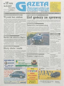 Gazeta Średzka 2007.04.26 Nr17/616