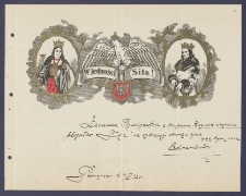 Telegram patriotyczny W jedności siła! [DZS 2473 III/82]