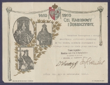 Telegram patriotyczny : 1410-1910 Cel narodowy i dobroczynny