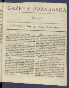 Gazeta Poznańska R. 1808, nr 17