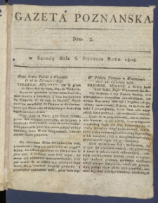 Gazeta Poznańska R. 1808, nr 2