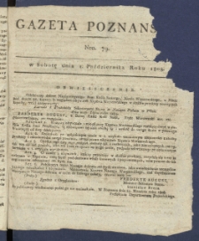 Gazeta Poznańska R. 1808, nr 79