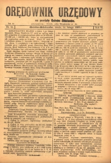 Orędownik Urzędowy na Powiat Ostr&oacute;w-Odolan&oacute;w 1923.02.10 R.72 Nr.11
