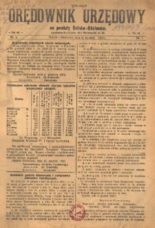 Orędownik Urzędowy na Powiat Ostr&oacute;w-Odolan&oacute;w 1924.01.05 R.73 Nr.1