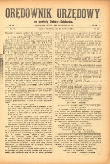 Orędownik Urzędowy na Powiat Ostr&oacute;w-Odolan&oacute;w 1923.04.21 R.72 Nr.29