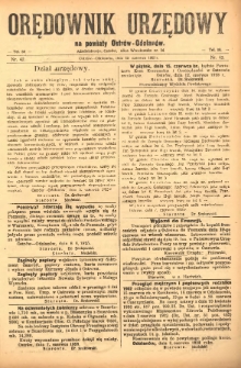 Orędownik Urzędowy na Powiat Ostr&oacute;w-Odolan&oacute;w 1923.06.13 R.72 Nr.42