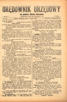 Orędownik Urzędowy na Powiat Ostr&oacute;w-Odolan&oacute;w 1924.03.19 R.73 Nr.18