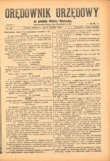 Orędownik Urzędowy na Powiat Ostr&oacute;w-Odolan&oacute;w 1924.03.09 R.73 Nr.24
