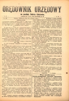 Orędownik Urzędowy na Powiat Ostr&oacute;w-Odolan&oacute;w 1924.04.23 R.73 Nr.27