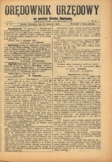 Orędownik Urzędowy na Powiat Ostr&oacute;w-Odolan&oacute;w 1924.11.12 R.73 Nr.73