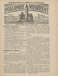 Posłaniec Niedzielny: organ Parafii św. Stanisława BM w Mieście Ostrowie Archidiec. Poznańskiej 1928.12.16 R.2 Nr51