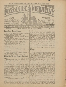 Posłaniec Niedzielny: organ Parafii św. Stanisława BM w Mieście Ostrowie Archidiec. Poznańskiej 1929.01.20 R.3 Nr3
