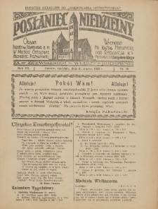 Posłaniec Niedzielny: organ Parafii św. Stanisława BM w Mieście Ostrowie Archidiec. Poznańskiej 1929.03.31 R.3 Nr13