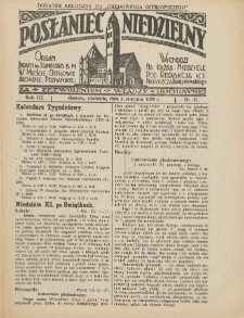 Posłaniec Niedzielny: organ Parafii św. Stanisława BM w Mieście Ostrowie Archidiec. Poznańskiej 1929.08.04 R.3 Nr31