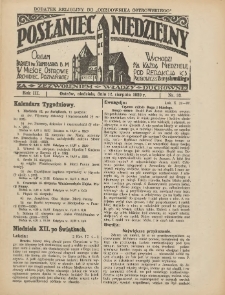 Posłaniec Niedzielny: organ Parafii św. Stanisława BM w Mieście Ostrowie Archidiec. Poznańskiej 1929.08.11 R.3 Nr32