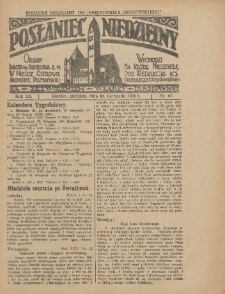 Posłaniec Niedzielny: organ Parafii św. Stanisława BM w Mieście Ostrowie Archidiec. Poznańskiej 1929.11.24 R.3 Nr47
