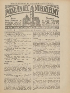Posłaniec Niedzielny: organ Parafii św. Stanisława BM w Mieście Ostrowie Archidiec. Poznańskiej 1929.12.15 R.3 Nr50