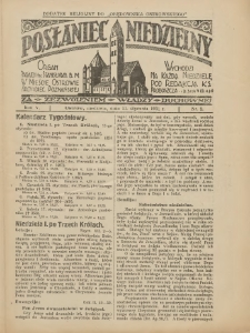Posłaniec Niedzielny: organ Parafii św. Stanisława BM w Mieście Ostrowie Archidiec. Poznańskiej 1931.01.11 R.5 Nr2