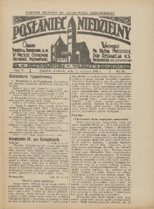 Posłaniec Niedzielny: organ Parafii św. Stanisława BM w Mieście Ostrowie Archidiec. Poznańskiej 1931.06.14 R.5 Nr24