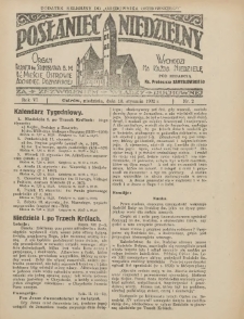 Posłaniec Niedzielny: organ Parafii św. Stanisława BM w Mieście Ostrowie Archidiec. Poznańskiej 1932.01.10 R.6 Nr2