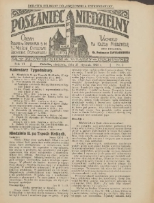 Posłaniec Niedzielny: organ Parafii św. Stanisława BM w Mieście Ostrowie Archidiec. Poznańskiej 1932.01.17 R.6 Nr3