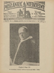 Posłaniec Niedzielny: organ Parafii św. Stanisława BM w Mieście Ostrowie Archidiec. Poznańskiej 1932.02.14 R.6 Nr7