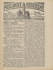 Posłaniec Niedzielny: organ Parafii św. Stanisława BM w Mieście Ostrowie Archidiec. Poznańskiej 1932.05.01 R.6 Nr18
