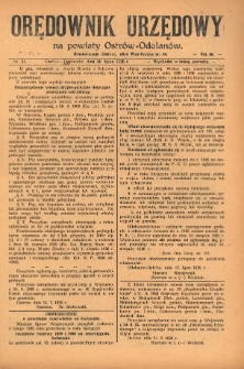 Orędownik Urzędowy na Powiat Ostr&oacute;w-Odolan&oacute;w 1925.07.28 R.74 Nr.31