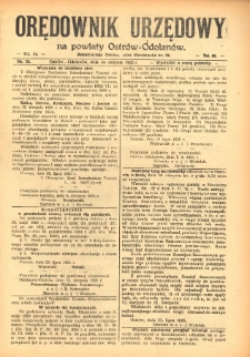 Orędownik Urzędowy na Powiat Ostr&oacute;w-Odolan&oacute;w 1925.08.14 R.74 Nr.36